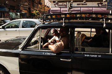 Image showing Street scene in Cairo Down Town