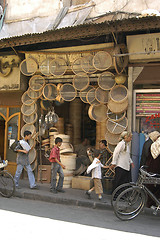 Image showing Old Town Damascus - Sieves shop