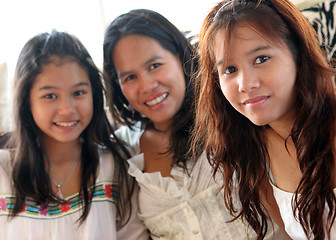 Image showing Happy family from Thailand