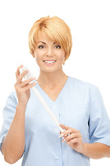 Image showing doctor with toothbrush