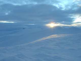 Image showing Sunset over Lomsegga