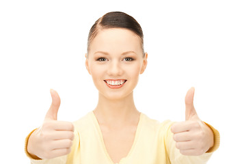 Image showing thumbs up