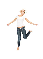 Image showing  happy and carefree teenage girl