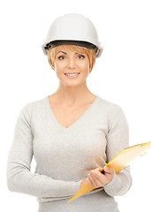 Image showing contractor in helmet