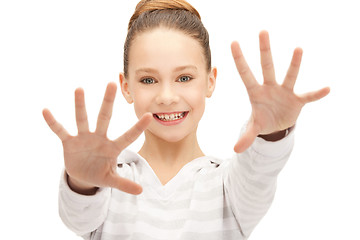 Image showing happy teenage girl