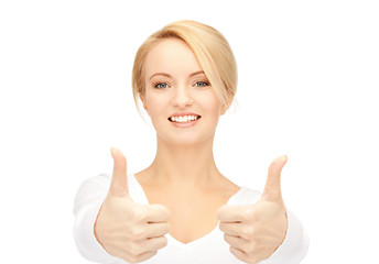 Image showing thumbs up