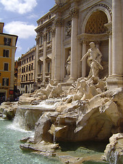 Image showing Fountain of Trevi - Rome