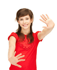 Image showing happy teenage girl