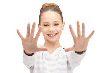 Image showing happy teenage girl