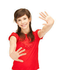 Image showing happy teenage girl