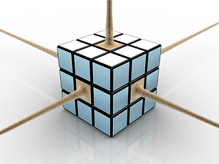 Image showing 3d Rubik's cube #2