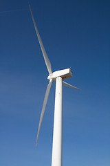 Image showing windmill against blue sky