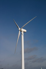 Image showing windmill against blue sky