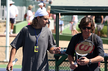 Image showing Rafael Nadal at Pacific Life Open