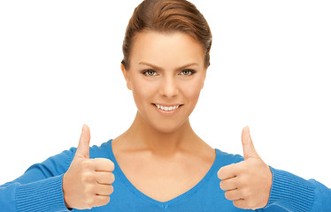 Image showing thumbs up