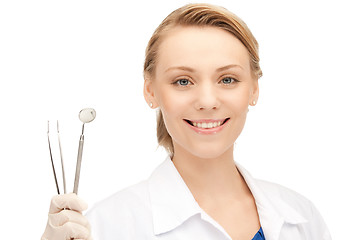 Image showing dentist with tools