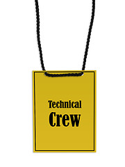 Image showing Technical crew stage pass