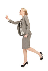 Image showing walking woman