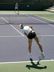 Image showing Women playing tennis