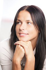 Image showing happy and smiling woman