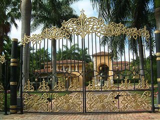Image showing gold gate