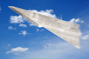 Image showing Paper Aeroplane