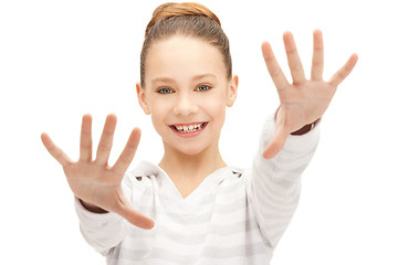 Image showing happy teenage girl