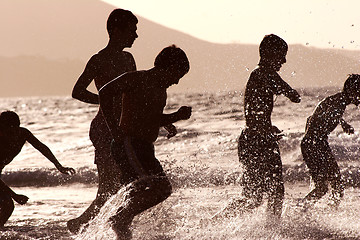 Image showing Beach Exuberance