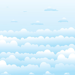 Image showing fluffy clouds