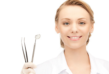 Image showing dentist with tools