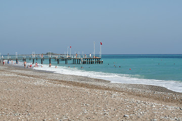 Image showing At the beach