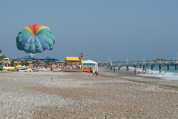 Image showing At the beach