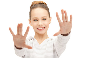 Image showing happy teenage girl