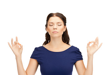 Image showing woman in meditation
