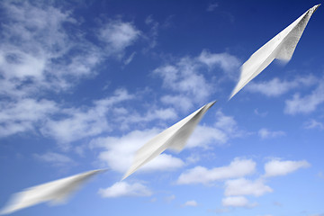 Image showing Paper Aeroplane Motion