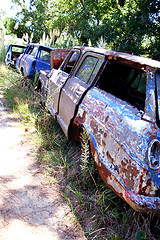Image showing Abandoned Cars