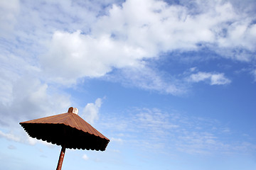 Image showing Parasol and Sky