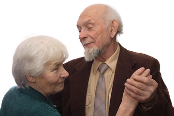 Image showing Senior couple dancing