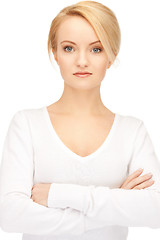 Image showing calm and friendly woman