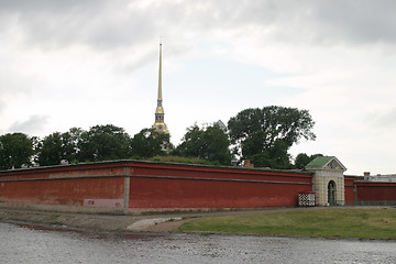 Image showing Spire of Peter and Paul Cathedral