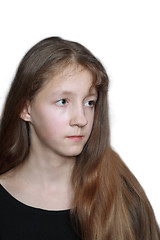 Image showing Portrait of teenage girl