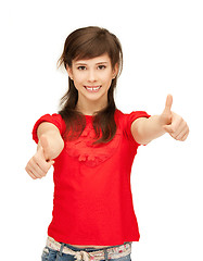 Image showing thumbs up