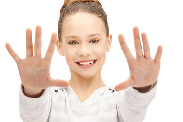 Image showing happy teenage girl