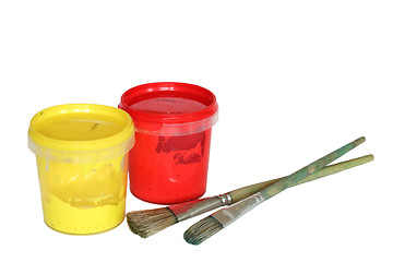 Image showing Paints