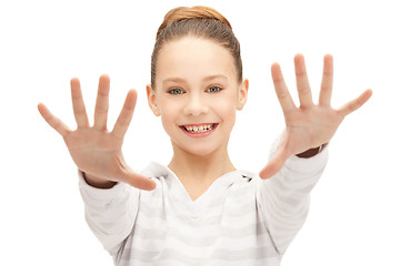 Image showing happy teenage girl