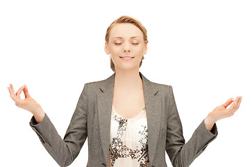 Image showing woman in meditation