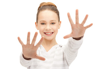 Image showing happy teenage girl