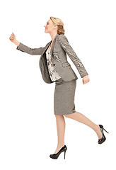 Image showing walking woman