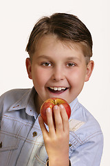 Image showing Grab an apple