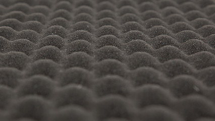 Image showing Black bumpy safety material isolated